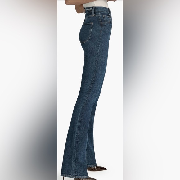 Favorite Daughter The Valentina Super High Rise Mini Bootcut Jeans Woodside 32 - Picture 2 of 13